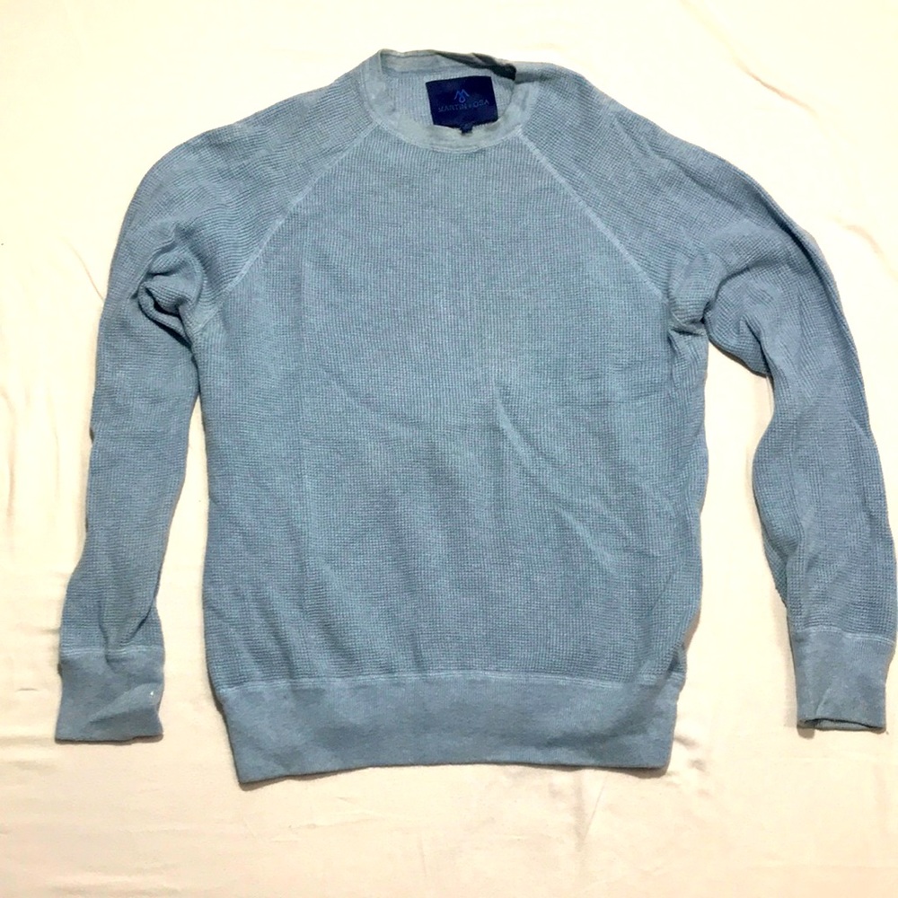 Men’s Medium Martin and OSA baby blue sweater